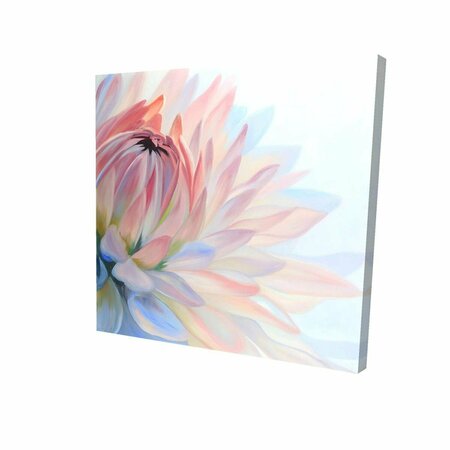 FONDO 16 x 16 in. Lotus Pastel Flower-Print on Canvas FO2792114